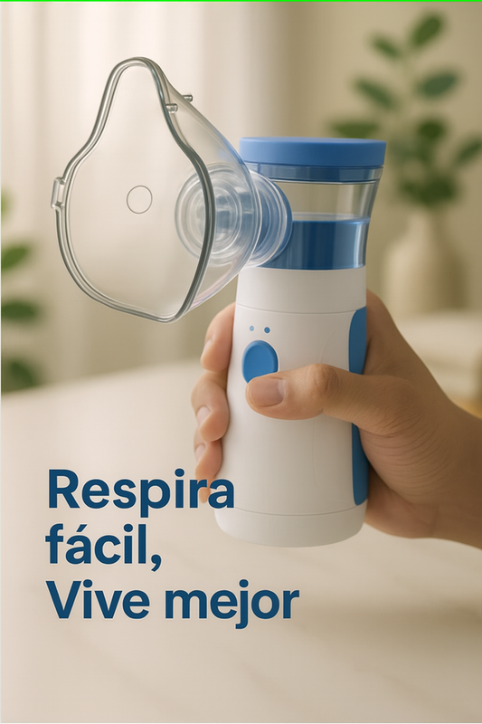 Nebulizador Portátil®/ Niños y Adultos–Alivio Rápido para Asma, Alergias y Resfríos